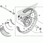 CRF110F A Переднее колесо