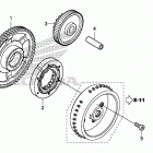 CB500FA Муфта стартера