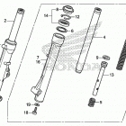 C125A Передняя вилка