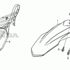 CRF110F A Переднее крыло