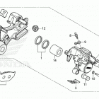 CRF300LR AC Задний суппорт