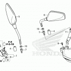 CRF300LR AC Mirror@knuckle guard