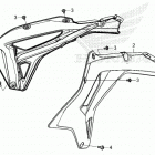 CRF450RX AC Radiator shroud (2)
