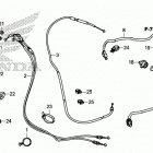 CRF450X AC Рычаги,тросы и рулевые переключатели