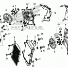 CRF1100D 2AC Радиатор