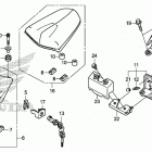 CBR300R Сиденье