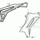 CRF450R AC Radiator shroud (1)