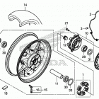 CBR1000RA 2AC Переднее колесо