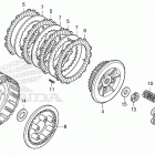 CT125A AC Сцепление