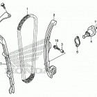 CBR300R Цепь ГРМ и натяжитель