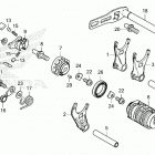 CRF450R AC Вилка переключения передач