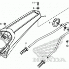 CRF250F A Задний бампер
