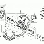 CRF150R AC Переднее колесо