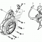 CB500FA Крышка генератора