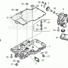 CMX1100D AC Поддон картера и масляный насос