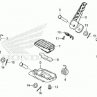 CRF300LR AC Подножки
