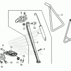 CRF450R AC Подножки