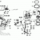 CRF450RL AC Топливный бак