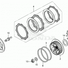 CRF300LR AC Сцепление