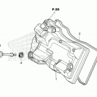 NC750XD AC Крышка головки цилиндров