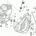 CRF300LR AC Картер двигателя