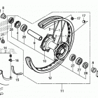 CRF450RL AC Переднее колесо