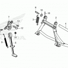 GL1800DA 2AC Подножка