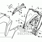 CRF1100D 2AC Переднее крыло