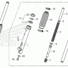 CT125A AC Передняя вилка