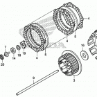 CRF150R AC Сцепление