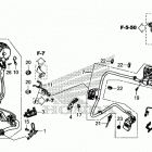 CRF1100D 2AC Рычаги,тросы и рулевые переключатели