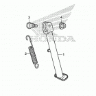 CRF110F A Подножка
