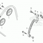CBR600RR 6A Цепь ГРМ и натяжитель