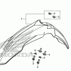 CRF450RL AC Переднее крыло