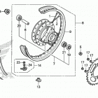 CRF125F A Переднее колесо