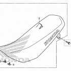CRF110F A Сиденье