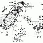 CRF1100D 2AC Rear fender (1)