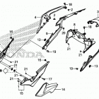 CBR500RA Сидение и обтекатели сиденья