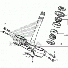 CRF450X AC Траверса нижняя