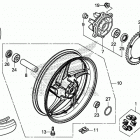CBR300R Переднее колесо