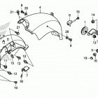 C125A AC Задний бампер