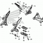 CBR500RA Подножки