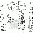 CRF1100D 2AC Задний тормозной цилиндр
