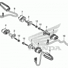 CB500FA Задний фонарь