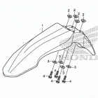CRF250F A Переднее крыло
