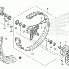XR650L A Переднее колесо