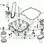 CBR1000SP 2AC Поддон картера и масляный насос