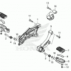 CMX300 AC Подножки
