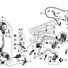 CRF1100A4 2AC Рычаги,тросы и рулевые переключатели