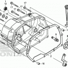 CRF110F A Крышка картера правая